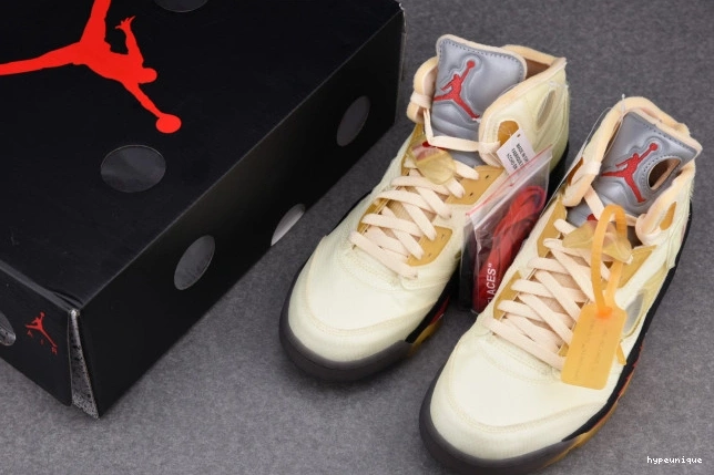HYPE Retro 5 DH8565-100 Jordan OFF-WHITE Sail 0821